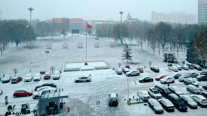 瑞雪兆雄安！新區(qū)迎來(lái)2018年入冬來(lái)第一場(chǎng)大雪