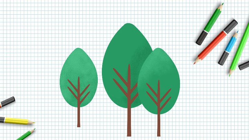 植樹節|今天教你畫各種樹,超簡單!