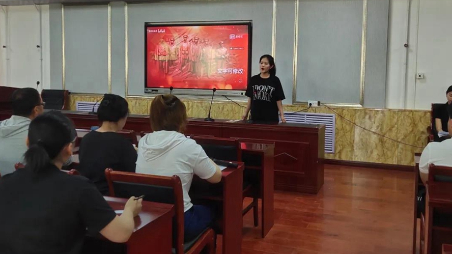 安新縣職教中心舉辦?“百年崢嶸,青青正好”主題演講比賽