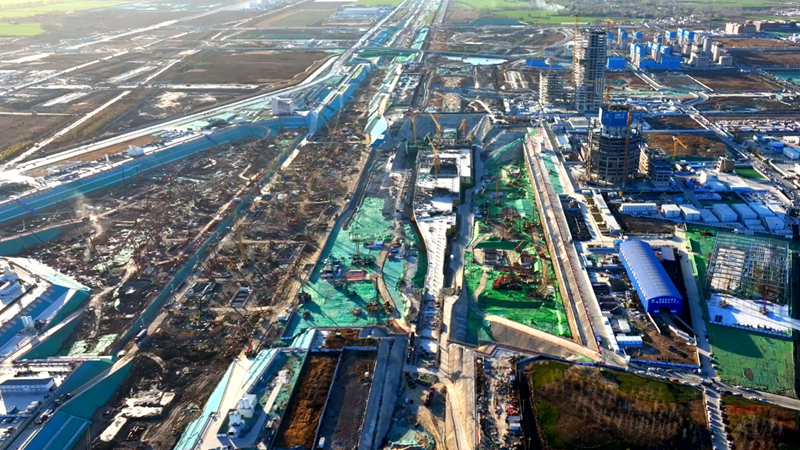 雄安新區全力推進起步區東西軸線項目建設