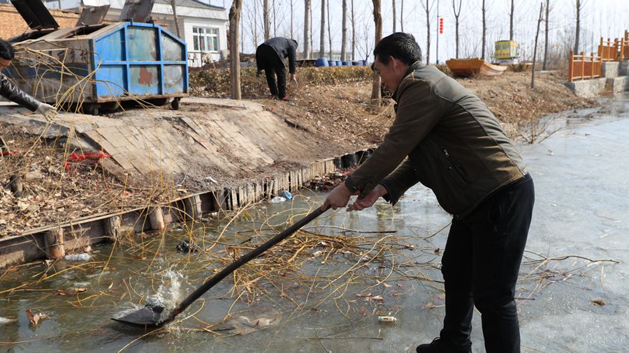 新春走基層:東淀頭村的垃圾清理隊